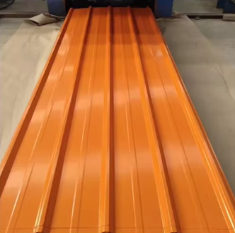 Color corrugated board