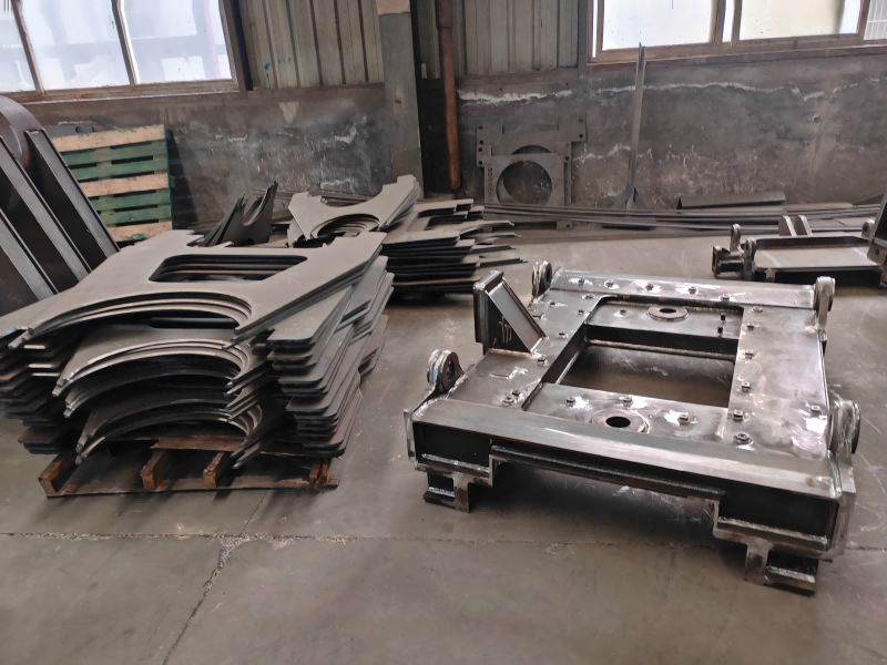 Custom CNC Laser Cutting Bending Fabrication Service for High Strength Carbon Steel Metal Sheet Parts