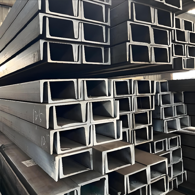 ASTM A36 Section Steel Structural U Shape Profile Channel Steel Black Surface C Channel