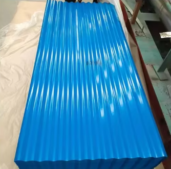Colorful corrugated sheet