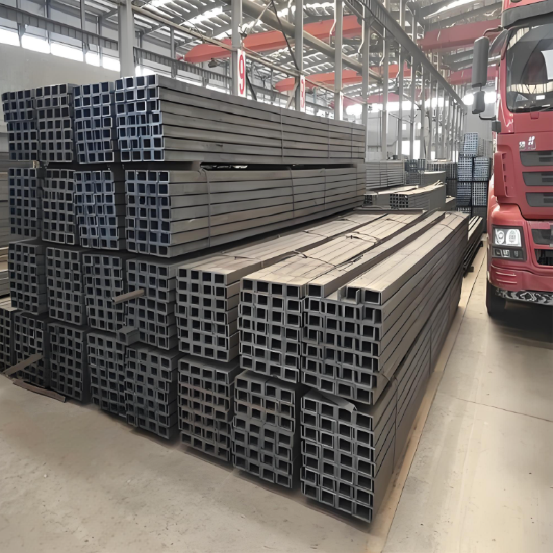 ASTM A36 Section Steel Structural U Shape Profile Channel Steel Black Surface C Channel