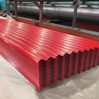 Colorful corrugated board