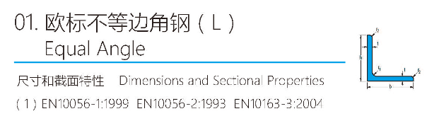 External Standard Angle Steel (European Standard Angle Steel)