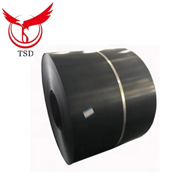Black rolled steel coil